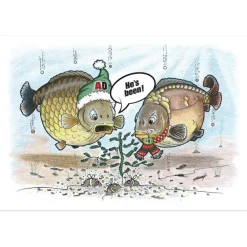 Angling Direct AD Carpy Christmas Card- Miscellaneous