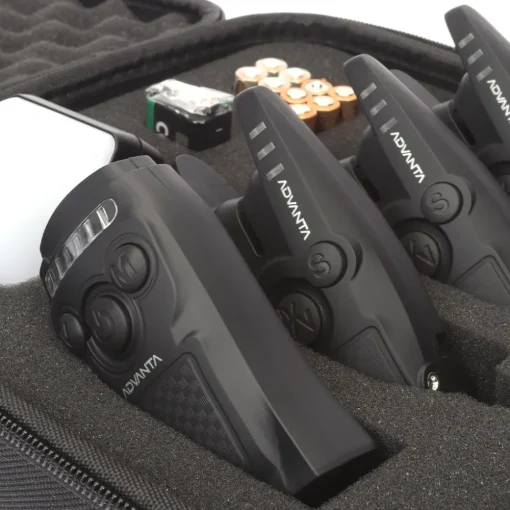 Advanta Bite Alarm & Receiver Set 3+1 Including Bivvy Light- Bite Alarms