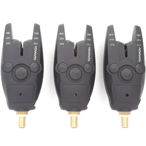 Advanta Bite Alarm & Receiver Set 3+1 Including Bivvy Light- Bite Alarms