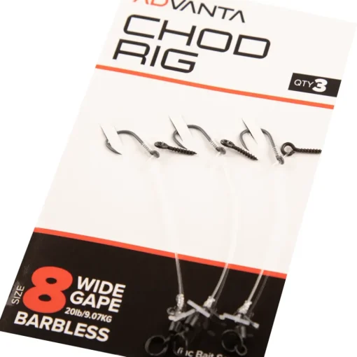 Advanta Chod Fishing Rigs With Bait Screws- Rigs