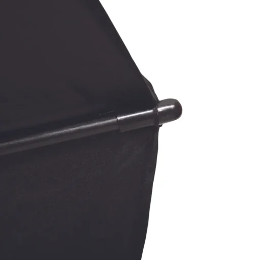 Advanta Flatback Match Black Umbrella 45''
