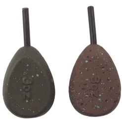 Advanta Inline Flat Pear Carp Leads - Pack Of 5- Terminal Tackle