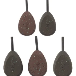 Advanta Inline Flat Pear Carp Leads - Pack Of 5- Terminal Tackle