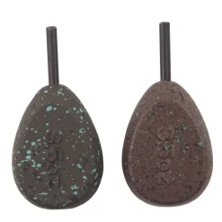 Advanta Inline Flat Pear Carp Leads - Pack Of 5- Terminal Tackle