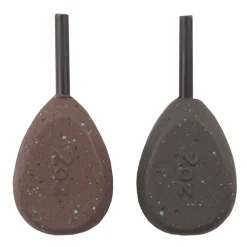 Advanta Inline Flat Pear Carp Leads - Pack Of 5- Terminal Tackle