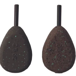 Advanta Inline Flat Pear Carp Leads - Pack Of 5- Terminal Tackle