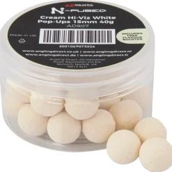 Advanta N-Fused Cream Hi-Viz White Pop-Ups- Bait & Additives