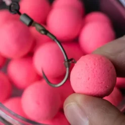 Advanta N-Fused Peppered Peach Hi-Viz Pink Pop-Ups- Bait & Additives