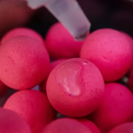 Advanta N-Fused Peppered Peach Hi-Viz Pink Pop-Ups- Bait & Additives
