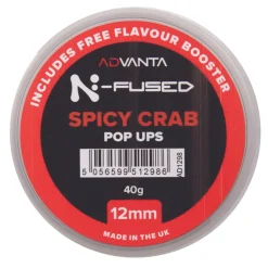 Advanta N-Fused Spicy Crab Fishing Pop Ups- Bait & Additives