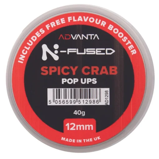 Advanta N-Fused Spicy Crab Fishing Pop Ups- Bait & Additives