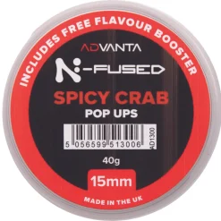 Advanta N-Fused Spicy Crab Fishing Pop Ups- Bait & Additives
