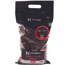 Advanta N-Fused Spicy Crab Shelf Life Fishing Boilies- Bait & Additives