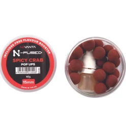Advanta N-Fused Spicy Crab Fishing Pop Ups- Bait & Additives