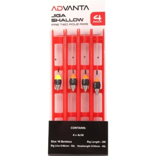 Advanta Pre Tied Pole Rig - Jiga Shallow