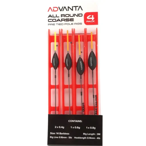 Advanta Pre Tied Pole Rig - All Round Coarse