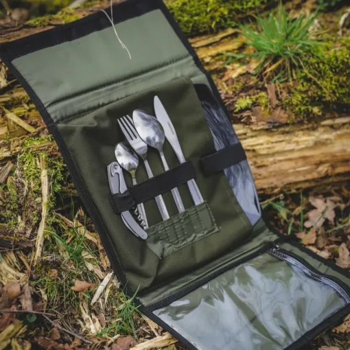 Aqua Black Series Fishing Compact Food Set- Cooking Equipment