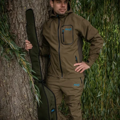 Aqua Black Series Full Rod Fishing Sleeve 10ft- Luggage