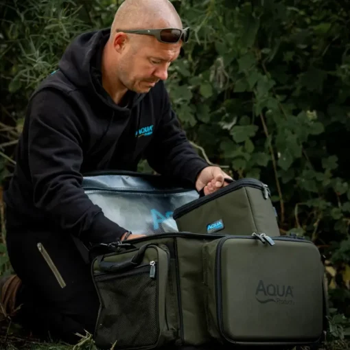 Aqua Front Barrow Bag Black Series- Luggage