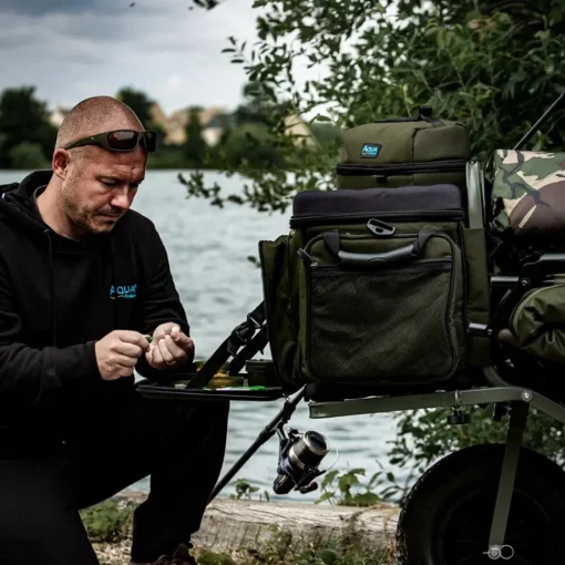 Aqua Front Barrow Bag Black Series- Luggage