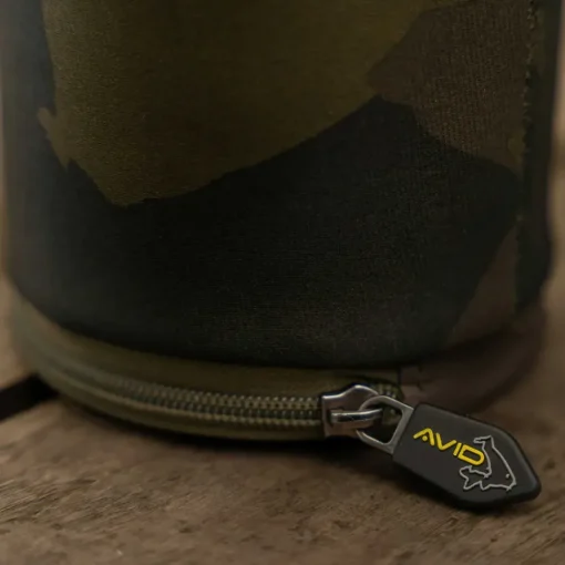 Avid Carp Camo Neoprene Gas Canister Holder- Cooking Equipment