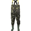 Avid Carp 420D Camo Chest Fishing Waders- Waders & Boots