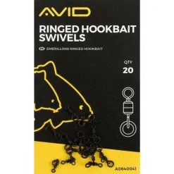 Avid Carp Ringed Hookbait Swivels- Terminal Tackle