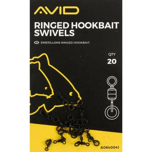 Avid Carp Ringed Hookbait Swivels- Terminal Tackle