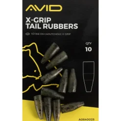 Avid Carp X-Grip Tail Rubbers- Terminal Tackle
