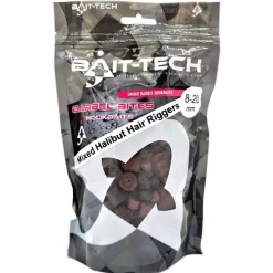 Bait-Tech Barbel Bites Mixed Halibut Hair Rigger Hookbaits