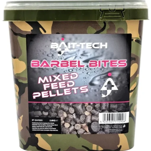 Bait-Tech Barbel Bites Pellet Mix Bucket 2.8kg