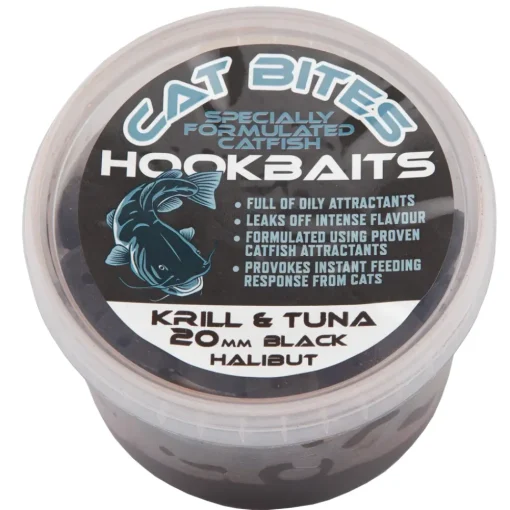 Bait-Tech Cat Bites 20mm Pre Drilled Fishing Hookbaits 350g