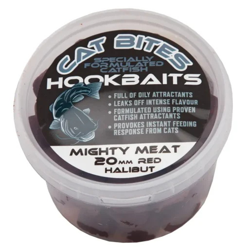Bait-Tech Cat Bites 20mm Pre Drilled Fishing Hookbaits 350g