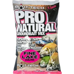 Bait-Tech Pro Natural Fine Lake Dark 1.5kg- Bait & Additives