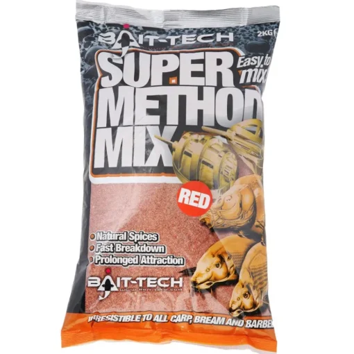 Bait-Tech Super Method Mix Red, Weight: 2kg- Bait & Additives