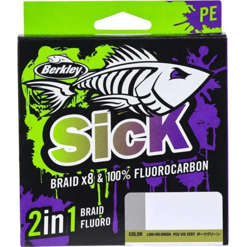 Berkley Sick 2 In 1 Braid 150m Fluoro 50m