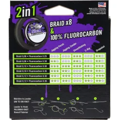 Berkley Sick 2 In 1 Braid 150m Fluoro 50m