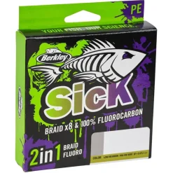 Berkley Sick 2 In 1 Braid 150m Fluoro 50m