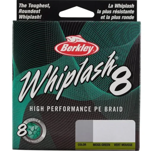 Berkley Whiplash 8 Green Fishing Braid 300m