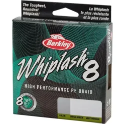 Berkley Whiplash 8 Green Fishing Braid 300m