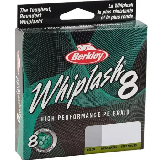 Berkley Whiplash 8 Green Fishing Braid 300m