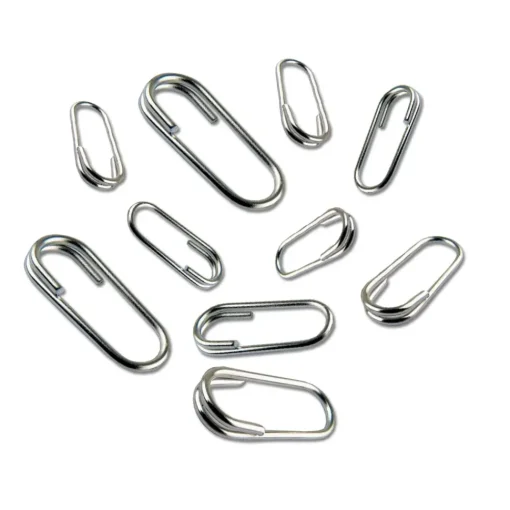 Breakaway Quick Change Stainless Ovals Split Rings