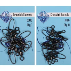 Catfish Pro Cross Lok Swivels