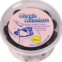Catfish Pro Moggie Munchers 24mm Glugged Boilies