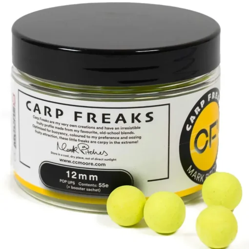 CC Moore Carp Freaks Yellow Pop Ups- Bait & Additives