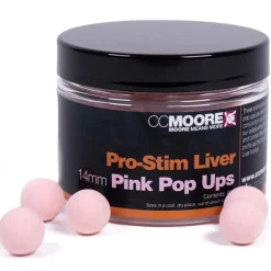 CC Moore Pro-Stim Liver Pink Pop Ups- Bait & Additives