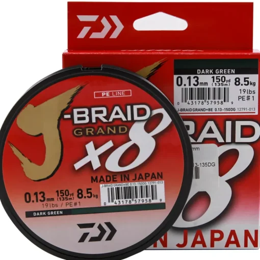 Daiwa J-Braid Grand 8 Strand Braid- Line