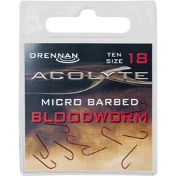 Drennan Acolyte Bloodworm Micro Barbed Fishing Hooks