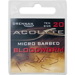 Drennan Acolyte Bloodworm Micro Barbed Fishing Hooks