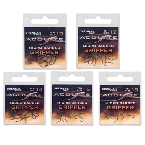 Drennan Acolyte Gripper Micro Barbed Fishing Hooks